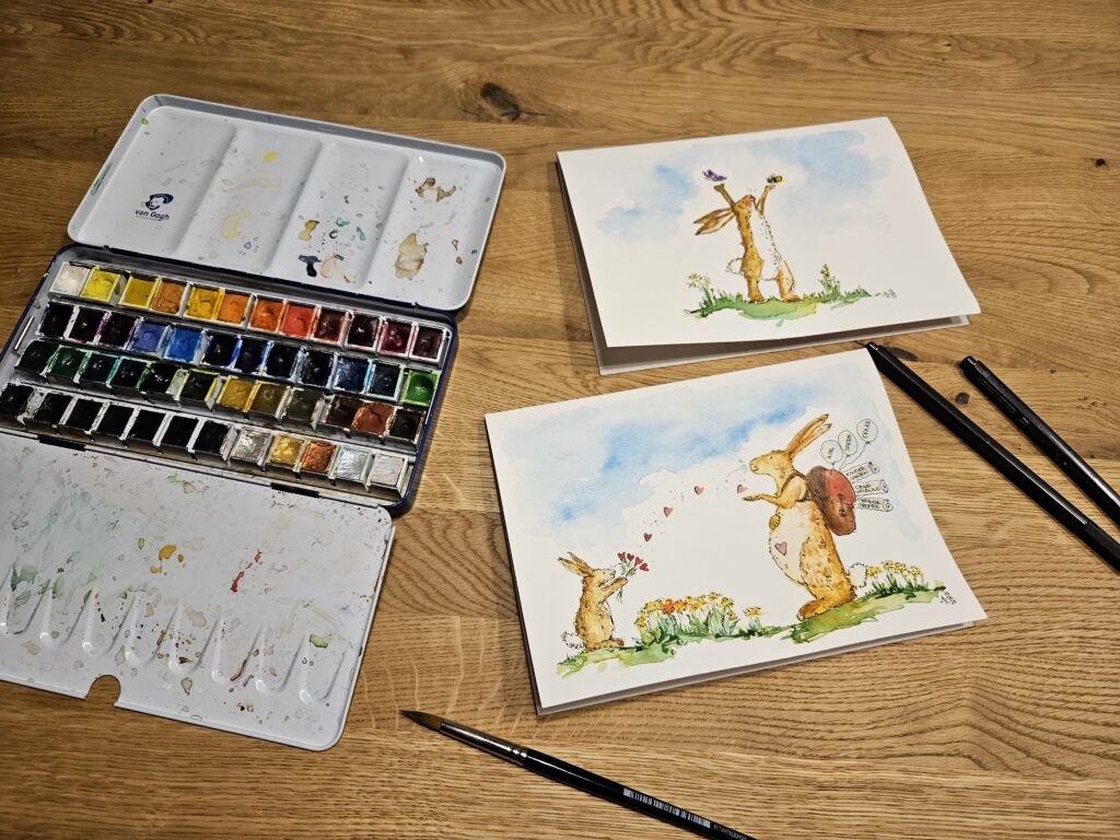 Farbenspiele | Anna Kautsch Aquarelle